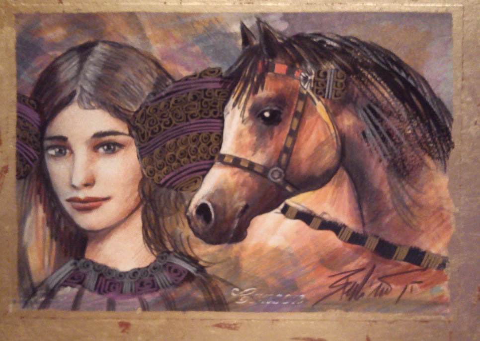 Zena sa konjem